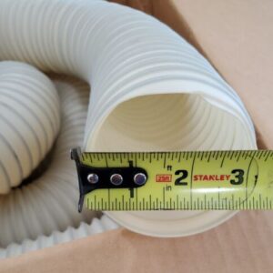 *NEW IN BOX* Flexaust T-7 White 3" ID x 25Ft Exhaust Hose Liquidyne + Warranty! - Image 5