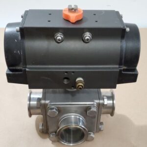 Bradford Dixon RP-BA-101-SR Pneumatic Actuator 2" Sanitary Ball Valve + Warranty - Image 6