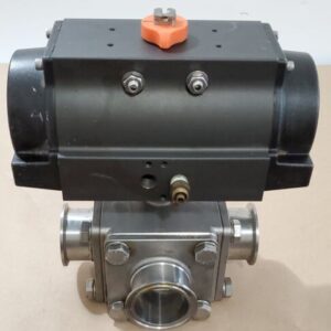 Bradford Dixon RP-BA-101-SR Pneumatic Actuator 2" Sanitary Ball Valve + Warranty - Image 7
