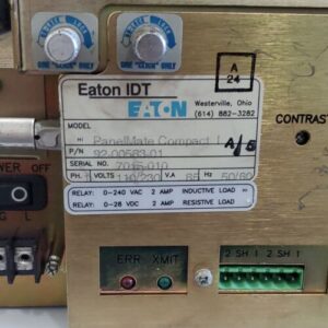 *PARTS/REPAIR* Eaton IDT 91-00744-05 PanelMate Compact I Operator Interface 230V - Image 9