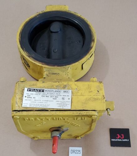 *PREOWNED* Pratt Monoflange MKII 6" Iron Wafer Butterfly Valve 150Psi + Warranty Main Image