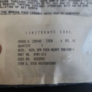 Limitorque 0701-212 SMB/HMB-1 Heavy Spring Pack Replacement ⚡️🇺🇸 SHIP+WARRANTY - Image 2
