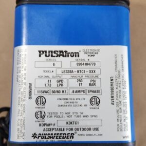 *BRAND NEW* PULSAtron LE33SA-KTC1-XXX Electronic Metering Pump 11Gpd + Warranty! - Image 4