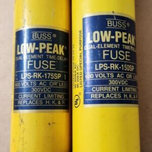 *PREOWNED* Bussmann LPS-RK-150SP & LPS-RK-175SP 600V Type D Fuses + Warranty! - Image 2