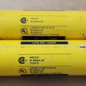 *PREOWNED* Bussmann LPS-RK-150SP & LPS-RK-175SP 600V Type D Fuses + Warranty! - Image 5