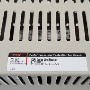 *PREOWNED* TCI KLR12CTB1 Line Reactor 3Ph 600V 50/60Hz 12A + Warranty! - Image 2