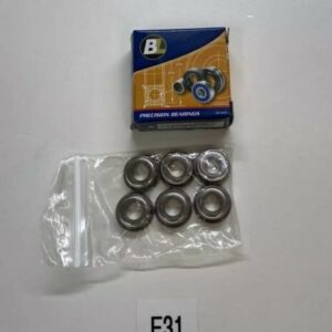 EZO F625HZZP6MC3SRL Miniature Ball Bearing Stainless Steel (Lot Of 6) - Image 1