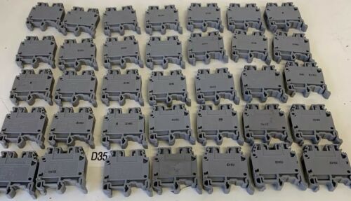 KEMA KEUR 5118-M6/8 TERMINAL BLOCK VDE-REG NR 1533-800V AC DC 600V-50A LOT OF 35 Main Image