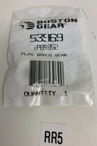 BOSTON GEAR PLAS BRASS GEAR 53969 FAST SHIPPING! Main Image