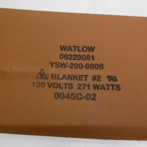 Preowned Watlow YSW-200-9806 heater blanket, heater #2 jacket, tunnel Warranty! - Image 2
