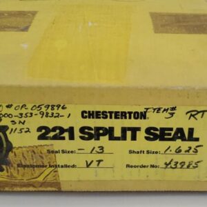 *NEW* Chesterton 221 Split Seal 43985 Seal Size -13 Shaft Size 1.625 + Warranty! - Image 11