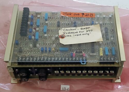*PREOWNED* Jordan Controls Foxboro AD-8540 A Servo Amplifier 7300 + Warranty! Main Image