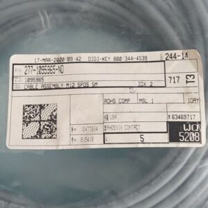 *PACK of 5* Phoenix Contact 1095965 Cable Assembly M12 Circular 5POS 5M**NEW** - Image 5