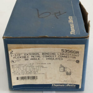*NEW* BOX OF 2 T&B 5356GR 1-1/2" External Liquidtight 90 Degree + Warranty! - Image 1