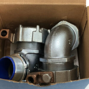 *NEW* BOX OF 2 T&B 5356GR 1-1/2" External Liquidtight 90 Degree + Warranty! - Image 2