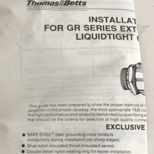 *NEW* BOX OF 2 T&B 5356GR 1-1/2" External Liquidtight 90 Degree + Warranty! - Image 7