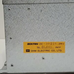 OHM Electric OC-2022S Boxfan Cool Changer Heat Exchanger Enclosure 220V Warranty - Image 3