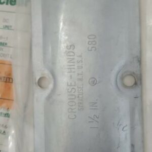 *NEW & USED* LOT OF 9 Crouse-Hinds 580 1-1/2" Conduit Body Covers + Warranty! - Image 5