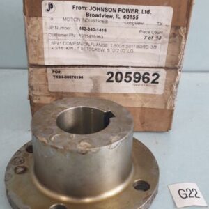 *NEW IN BOX* JOHNSON POWER 462-340-1425 COMPANION FLANGE SF41*WARRANTY+🇺🇸 SHIP - Image 1