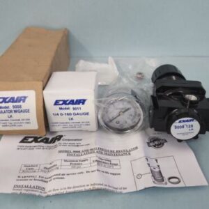 *NEW*Exair 9008 LK 1/4 Pressure Regulator With 9011 Gauge *WARRANTY+🇺🇸 SHIP!* - Image 1
