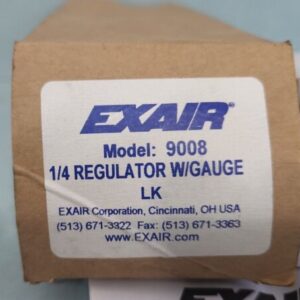 *NEW*Exair 9008 LK 1/4 Pressure Regulator With 9011 Gauge *WARRANTY+🇺🇸 SHIP!* - Image 2