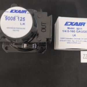 *NEW NO BOX*Exair 9008 LK 1/4 Pressure Regulator With 9011 Gauge *WARRANTY!* - Image 1