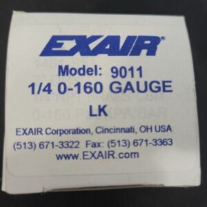 *NEW NO BOX*Exair 9008 LK 1/4 Pressure Regulator With 9011 Gauge *WARRANTY!* - Image 3