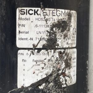 *PREOWNED* Sick Stegmann HD52 9S 74 1800 Encoder 6-111363-1800 + Warranty! - Image 2
