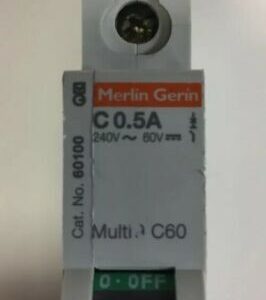 NEW NO BOX! SCHNEIDER ELECTRIC .5A CIRCUIT BREAKER 60100 *WARRANTY* - Image 2