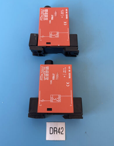 BRAND NEW (2) Foxtam Type YRA.F 110V~ Time Delay Relays || Warranty & Fast Ship! Main Image