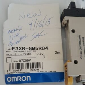 *NEW* Omron E3XR-GM5RB4 Photoelectric Switch 12 To 24Vdc + Warranty! - Image 2