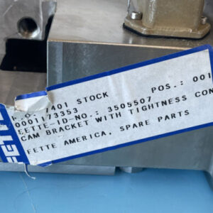 NEW-Fette 3505507 Cam Bracket With Tightness Connection || Warranty&Fast Shipped - Image 3