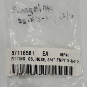 *NEW* LOT OF 2 Swagelok SS Hose Fittings 3/4" FNPT x 3/4" H Part# ?? + Warranty! - Image 2