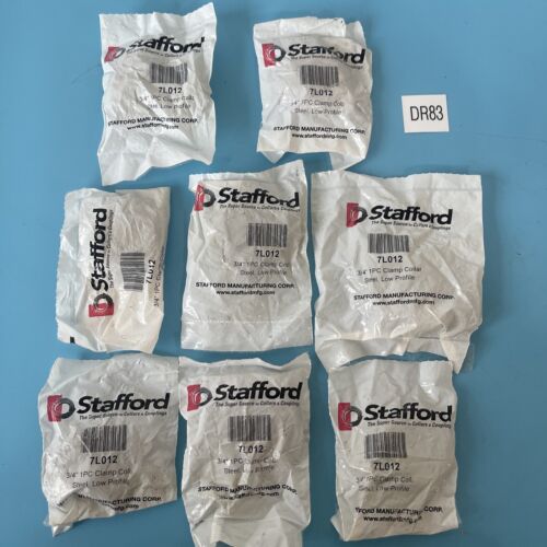 (7) NEW SEALED- 7L012 3/4" Clamp Collar Steel Low Profile || Warranty Fast Ship! Main Image