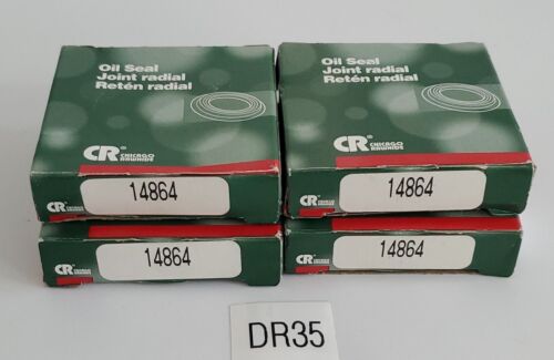 *NEW* LOT OF 4 Chicago Rawhide 14864 Oil Seals 1-1/16 x 2-1/6 x 5/16 + Warranty Main Image