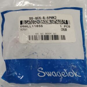 *NEW FACTORY SEALED* Swagelok SS-QC6-B-6PMK2 Quick Connect Body 3/8" SS Warranty - Image 2