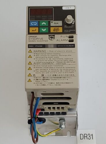 *PREOWNED* Omron 3G3MV-AB002 Sysdrive 3G3MV Inverter 200V 1-Phase + Warranty! Main Image