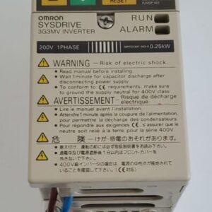 *PREOWNED* Omron 3G3MV-AB002 Sysdrive 3G3MV Inverter 200V 1-Phase + Warranty! - Image 4