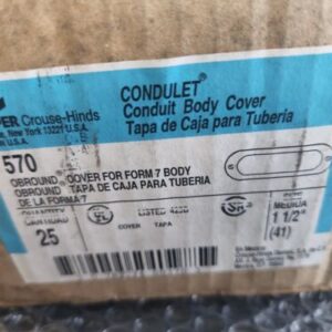 *NEW OPEN BOX* Crouse Hinds 570 1.5" Obround Form 7 Body QTY 25 ||⚡️🇺🇸 SHIP - Image 2