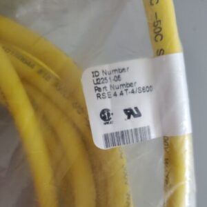 *NEW* [3] Turck RSE 4 AT-4/S600 Euro Fast Cordset 4 Pin Male 250V Max + Warranty - Image 4