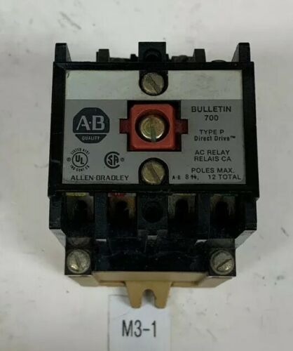 Allen Bradley 700-P400A1 Ser B AC Relay 10Amp 600V GOOD SHAPE! *Used Main Image