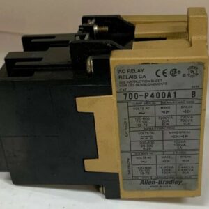 Allen Bradley 700-P400A1 Ser B AC Relay 10Amp 600V GOOD SHAPE! *Used - Image 3