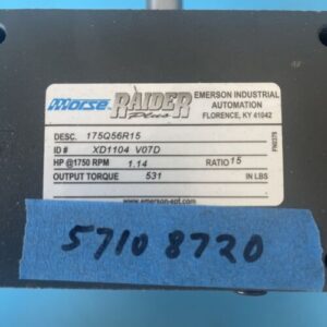 *BRAND NEW* Emerson 175Q56R15 Gear Reducer 15:1 Ratio 1.14HP 531 In-Lbs 🇺🇸 - Image 2