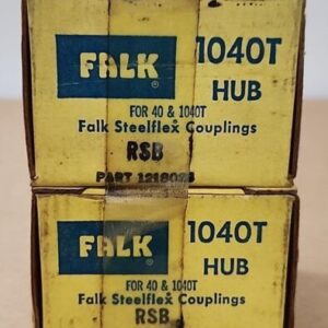 *NEW* [2] Falk 1218023 1040T Hub For 40 & 1040T SteelFlex Couplings + Warranty! - Image 2