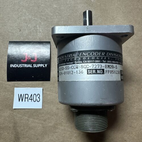 PREOWNED- BEI Industrial Encoder H25D-SS-CCW-8GC-7273-EM20-S 5-28VDC + WARRANTY! Main Image
