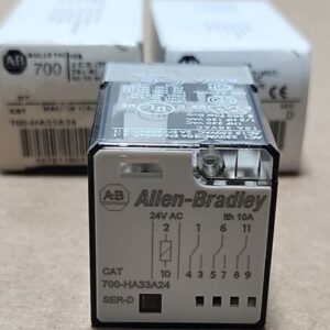 *NEW* [2] Allen-Bradley 700-HA33A24 10A Relay 3 C/O 3PDT 24Vac 50/60Hz +Warranty - Image 2