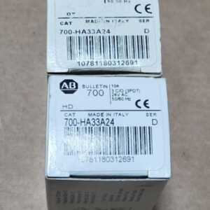 *NEW* [2] Allen-Bradley 700-HA33A24 10A Relay 3 C/O 3PDT 24Vac 50/60Hz +Warranty - Image 6