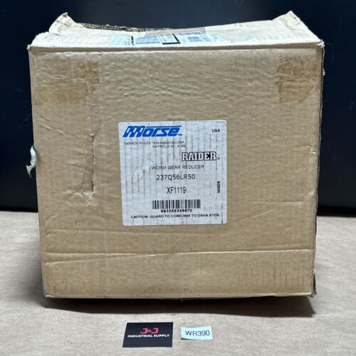 NEW IN BOX - Emerson / Morse Raider Worm Gear Reducer 237Q56LR50 .79HP@1750RPM Main Image