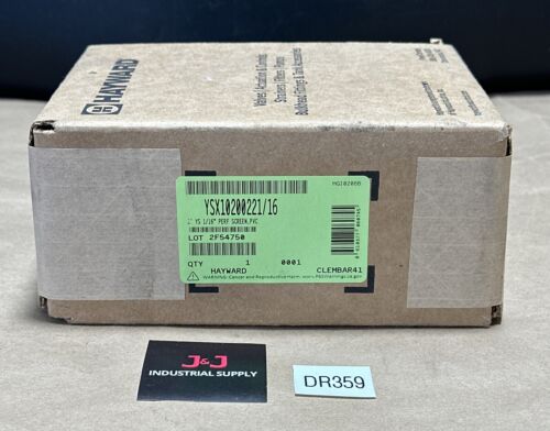 FACTORY SEALED - YSX10200221/16 2” YS 1/16” Perforated Screen, PVC || WARRANTY! Main Image