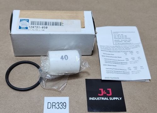 *BRAND NEW* Quincy 129731-050 Air Compressor Line Filter Replace Kit + Warranty! Main Image